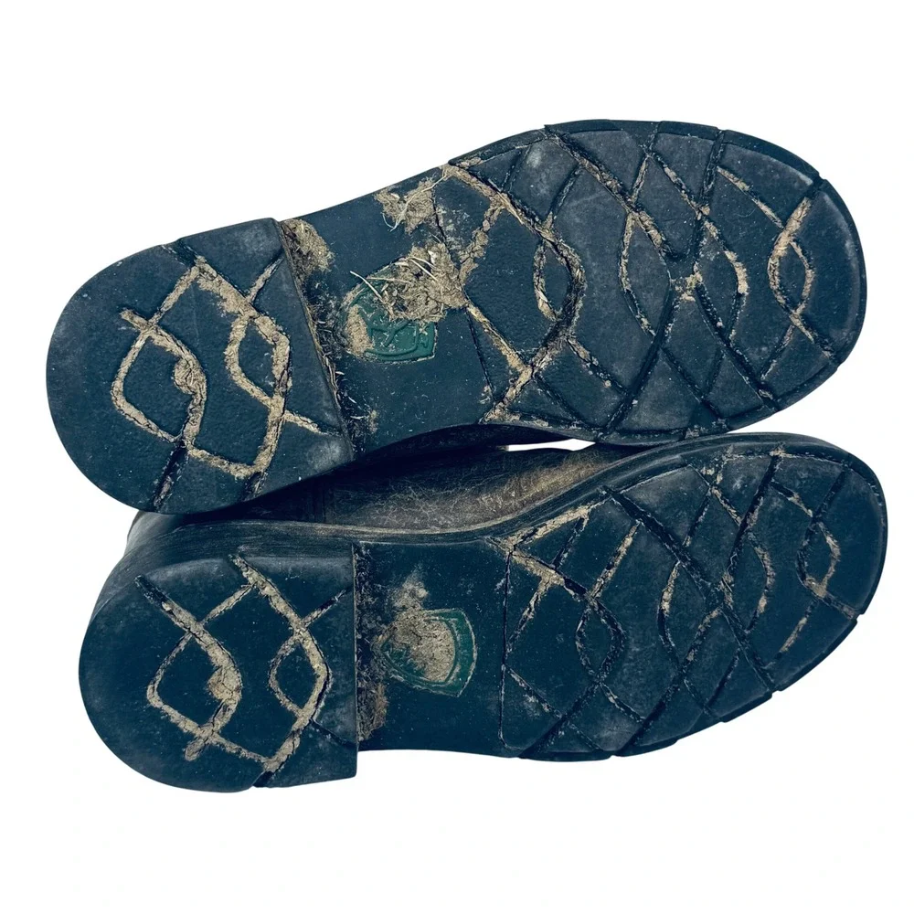 Ariat Kids Fatbaby‎ Camo Leather Western Boots 1.5 Distressed Ranch Farm Outdoor